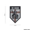 PATCH - 3D PVC WE GUARD THE NIGHT GRIGIO #13077