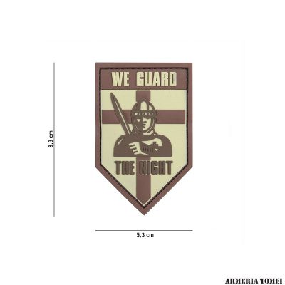 PATCH - 3D PVC WE GUARD THE NIGHT COYOTE #13111