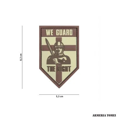 PATCH - 3D PVC WE GUARD THE NIGHT COYOTE #13111