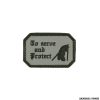 PATCH - 3D PVC TO SERVE AND PROTECT GRIGIO #1091