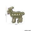 PATCH - 3D PVC G.O.A.T VERDE #3107