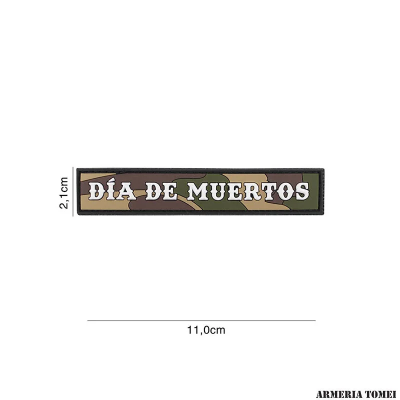 PATCH - 3D PVC DIA DE MUERTOS WOODLAND #6131