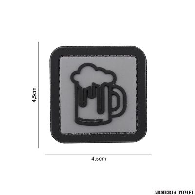PATCH - 3D PVC BIRRA GRIGIO #7099