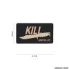 PATCH - 3D PVC JUST KILL IT DESERT #8122