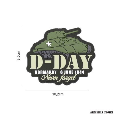 PATCH - 3D PVC D-DAY SHERMAN #7096