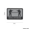 PATCH - 3D PVC SOCIAL DISTANCE GRIGIO #8098