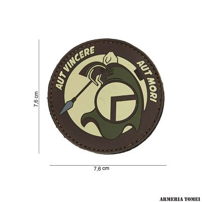 PATCH - 3D PVC SPARTAN AUT MARRONE #14047
