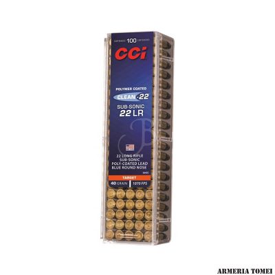 CCI - CAL.22 LR TARGET SUBSONIC 40GR LRN BLU
