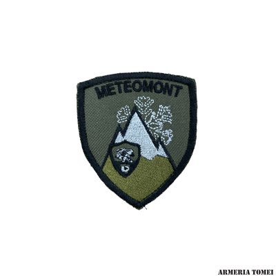 PATCH - OMERALE RICAMATO CON VELCRO METEOMONT- ALPINI (BASSA VISIBILITÀ)