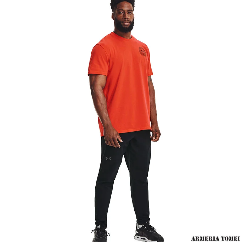 PANTALONE - UNDER ARMOUR - UOMO - UNSTOPPABLE TAPERED PANTS Black / Pitch Gray - 001 - immagine 5