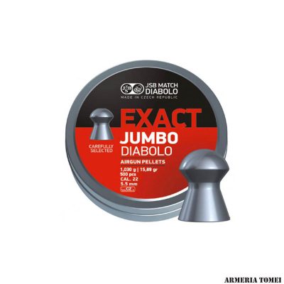 JSB MATCH -  EXACT JUMBO RS DIABLO CAL 5,5MM 1,030g / 15.89gr (500 PZ)