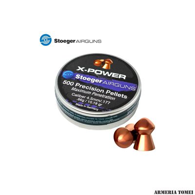 PALLINI ARIA COMPRESSA - STOEGER - X-POWER 4.5mm / .177 .66g / 10.19gr (500pz)