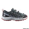SALOMON - BIMBO/A - XA PRO V8 J Stormy Weather / Zen Blue / Goji Berry