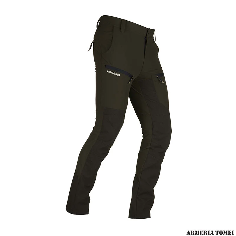 PANTALONE - UOMO - UNIVERS - LAVAREDO PLUS ELASTICIZZATO VERDE - immagine 2
