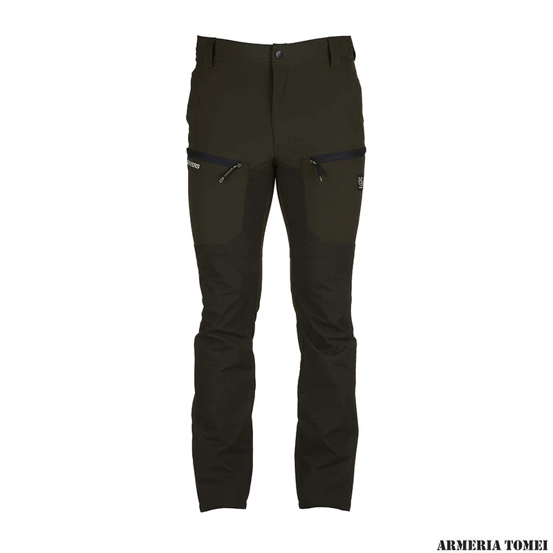 PANTALONE - UOMO - UNIVERS - LAVAREDO PLUS ELASTICIZZATO VERDE - immagine 3