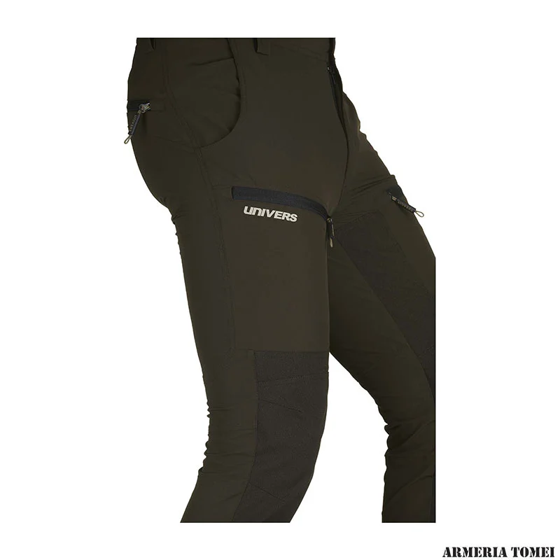 PANTALONE - UOMO - UNIVERS - LAVAREDO PLUS ELASTICIZZATO VERDE - immagine 6