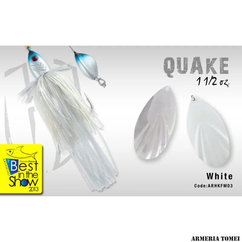 HERAKLES - MONSTER BAITS SPINNERBAIT QUAKE 1 1/2oz White