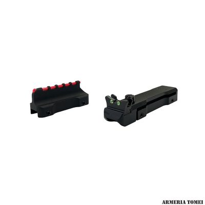 LPA SIGHT - BSS19 SET DI MIRA REGOLABILE IN FIBRA OTTICA PER BINDELLE 6,7,8 mm