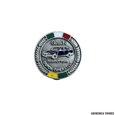 SPILLA DISTINTIVO GUARDIA DI FINANZA CONDUTTORE GUIDA OPERATIVA (ALFISTA)