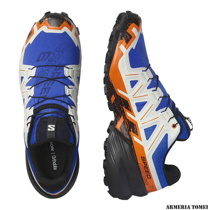 SALOMON - UOMO - SPEEDCROSS 6 Lapis Blue / Black / Scarlet Ibis - immagine 5