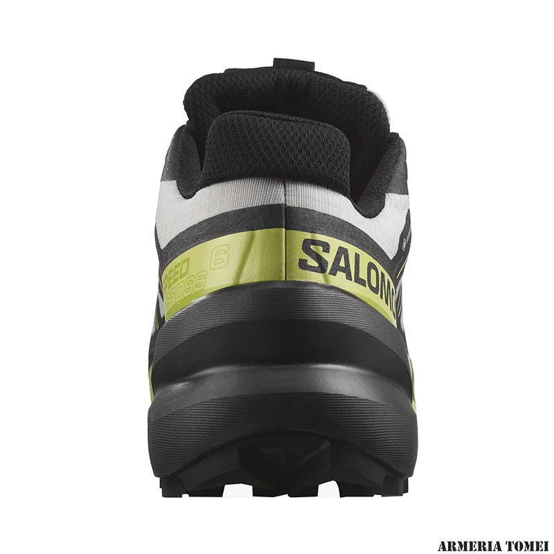 SALOMON - UOMO - SPEEDCROSS 6 GTX Lunar Rock / Black / Sunny Lime - immagine 3
