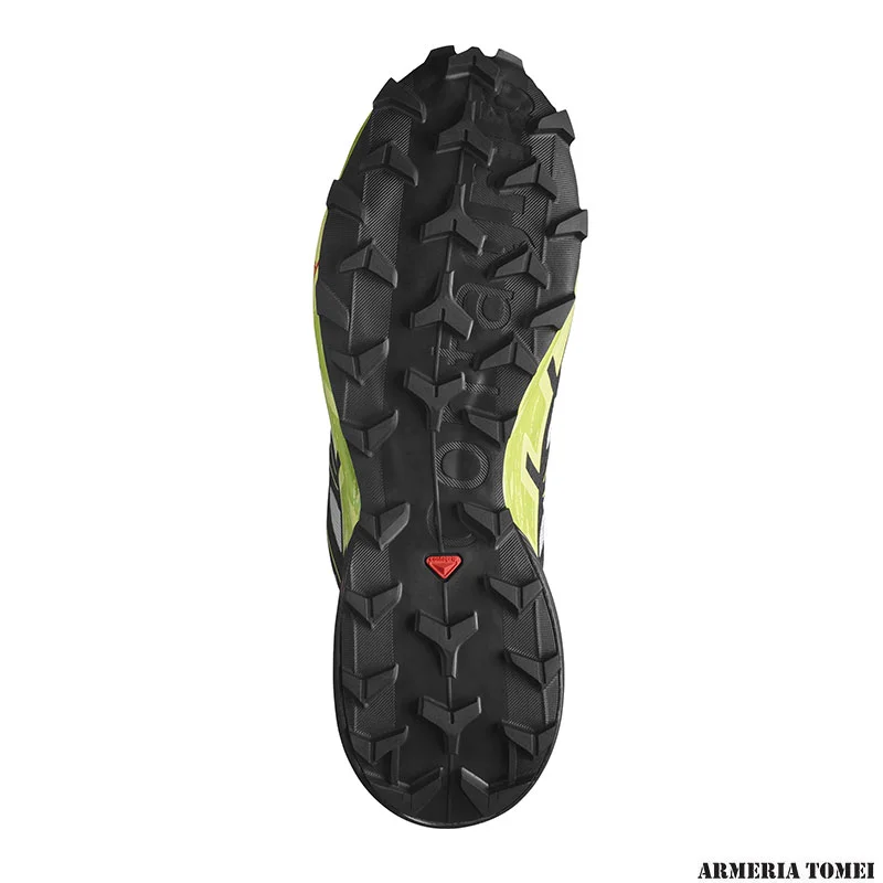 SALOMON - UOMO - SPEEDCROSS 6 GTX Lunar Rock / Black / Sunny Lime - immagine 4