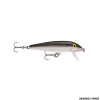 RAPALA - COUNTDOWN® SINKING 9cm 3-1/2" 12g 7/16 oz. Silver