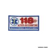 PATCH - 118 AUTISTA SOCCORRITORE - SOCCORSO SANITARIO (CON VELCRO)
