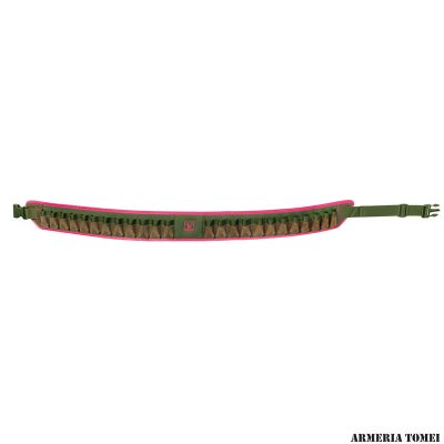 RISERVA - CARTUCCERA CORDURA/PELLE 24 CELLE CAL. 20