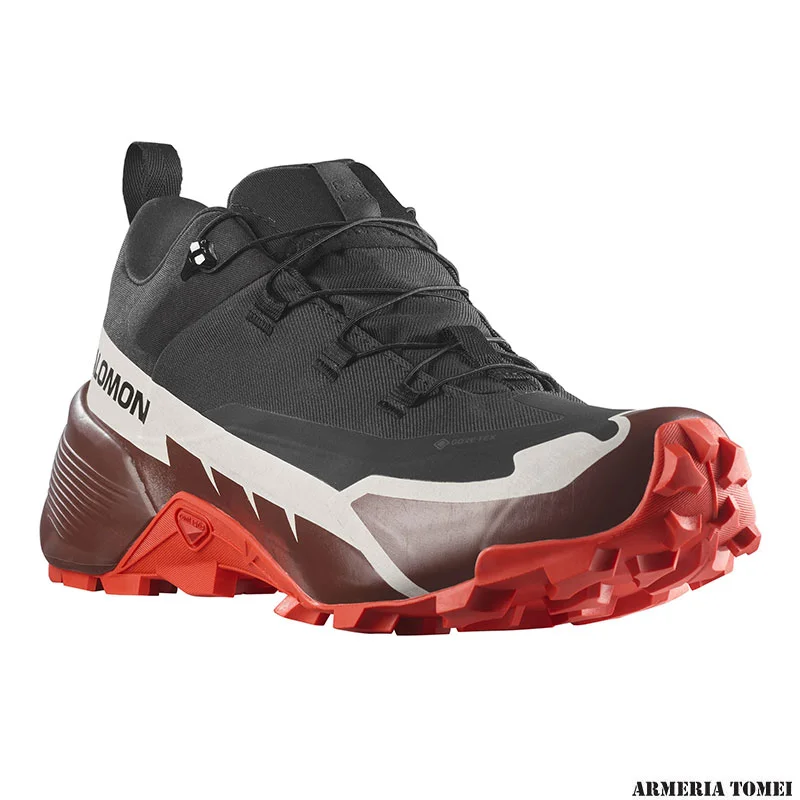 SALOMON - UOMO - CROSS HIKE 2 GTX Black / Bitter Chocolate / Fiery Red - immagine 2