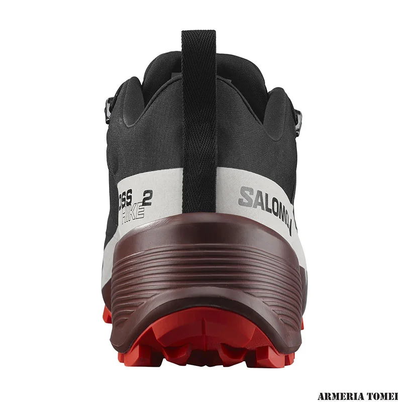 SALOMON - UOMO - CROSS HIKE 2 GTX Black / Bitter Chocolate / Fiery Red - immagine 3