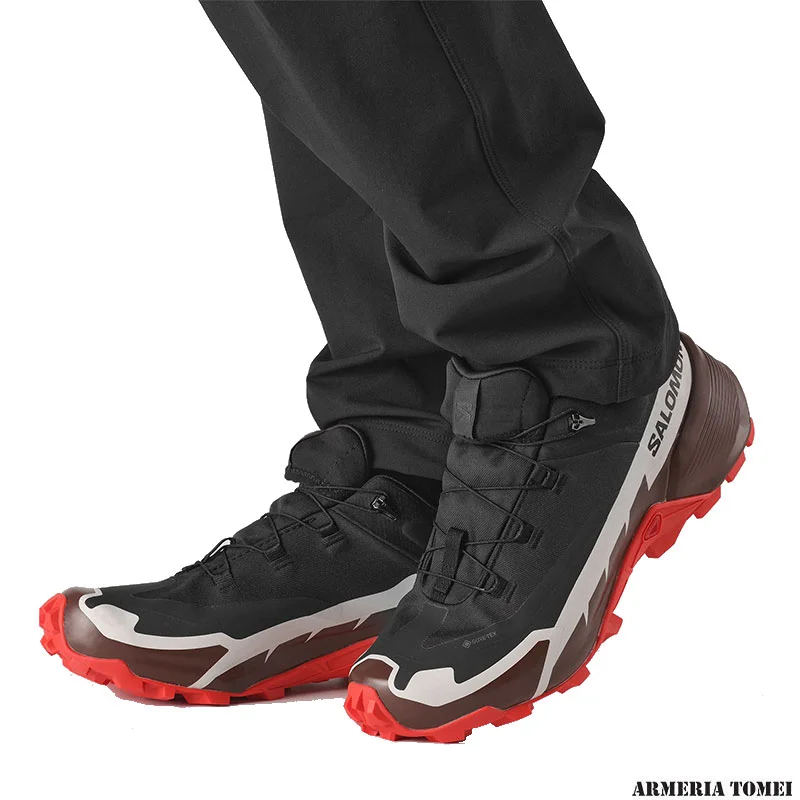 SALOMON - UOMO - CROSS HIKE 2 GTX Black / Bitter Chocolate / Fiery Red - immagine 6