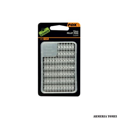 FOX - EDGES™ 13mm PELLET PEGS CLEAR (134PZ)