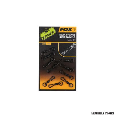 FOX - EDGES™ KWIK CHANGE HOOK SWIVELS SIZE 11 (10PZ)