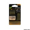 FOX - EDGES™ ZIG LEAD CLIP KIT SIZE 7 - TRANS KHAKI (5PZ)