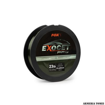 FOX - EXOCET PRO 0,400 mm 23 lb / 10,45 kg (1000 m) LO-VIS GREEN