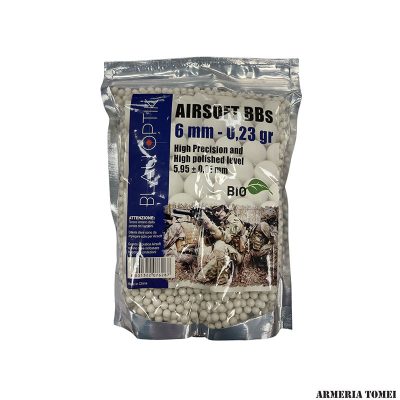 BLAU OPTIK - PALLINI SOFT AIR BIO CAL 6 MM / 0,23 GR (1KG)