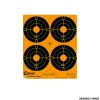 CALDWELL - BERSAGLI REATTIVI ORANGE PEEL 4’/10cm Bulls-Eye (10 fogli) -410864