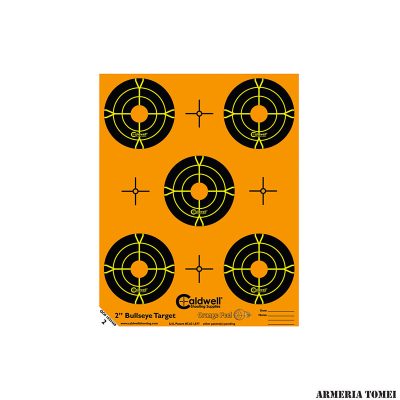 CALDWELL - BERSAGLI REATTIVI ORANGE PEEL 2’/5cm Bulls- Eye (10 fogli) -686444