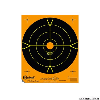 CALDWELL - BERSAGLI REATTIVI ORANGE PEEL 8’/20cm Bulls-Eye (10 fogli) -810894