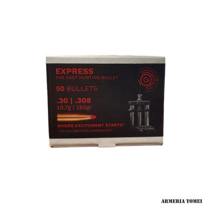 PALLE DA RICARICA - GECO - EXPRESS .30 DIAMETER (.308) 10,7g/165gr (50pz)