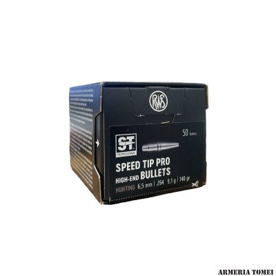 PALLE DA RICARICA - RWS - SPEED TIP PRO 6,5mm / .264 • 9,1g / 140gr (50 PZ)
