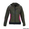 GIACCA - DONNA - UNIVERS - CARDIGAN OUTDOOR COURMAYEUR VERDE/FUCSIA