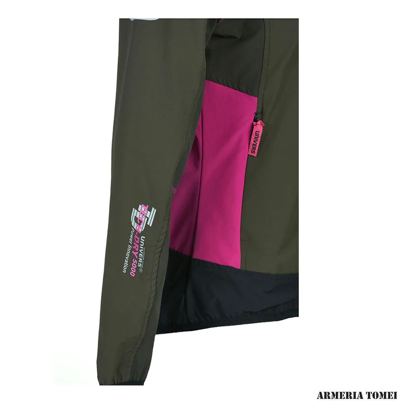 GIACCA - DONNA - UNIVERS - CARDIGAN OUTDOOR COURMAYEUR VERDE/FUCSIA - immagine 6