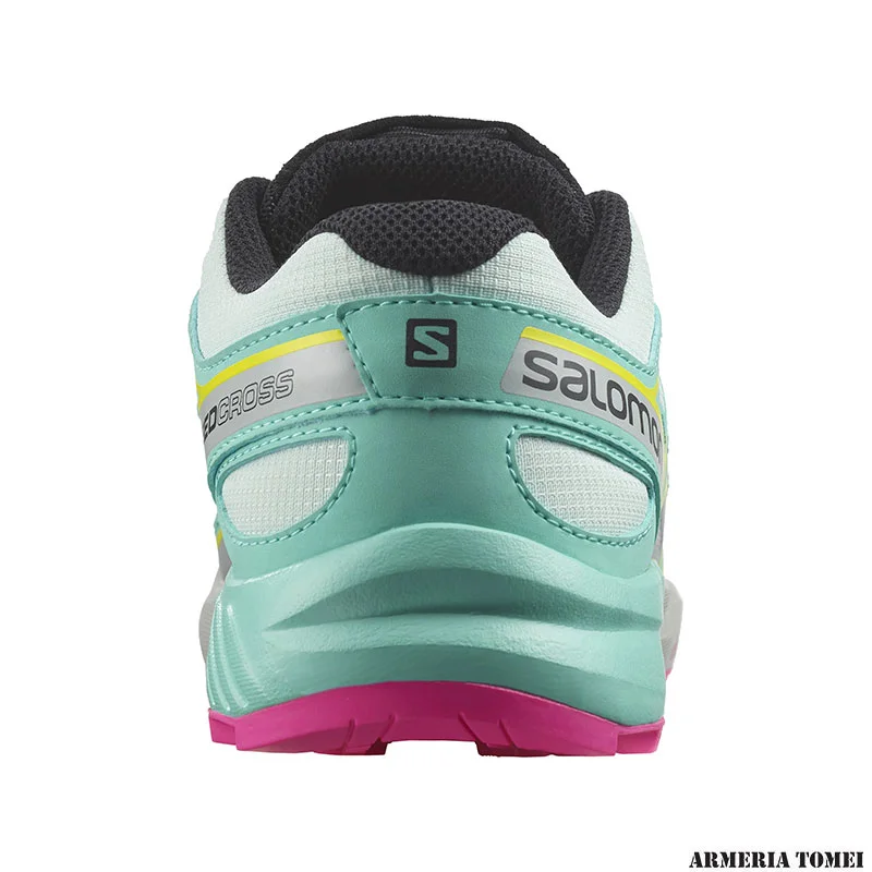 SALOMON - BIMBO/A - SPEEDCROSS J Bleached Aqua / Blue Radiance / Lunar Rock - immagine 3