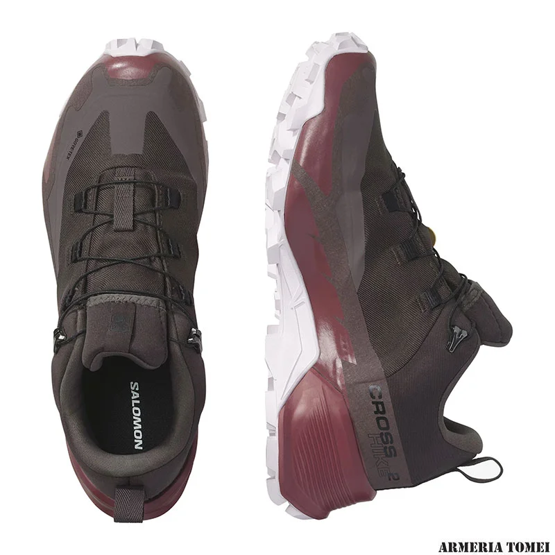 SALOMON - DONNA - CROSS HIKE 2 GTX Shale / Wild Ginger / Cradle Pink - immagine 4