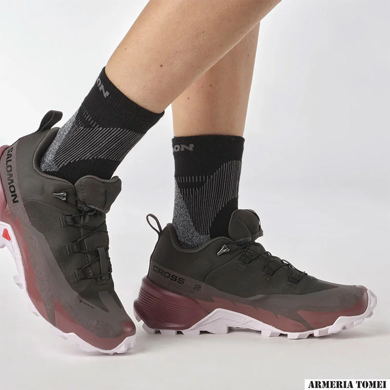 SALOMON - DONNA - CROSS HIKE 2 GTX Shale / Wild Ginger / Cradle Pink - immagine 6