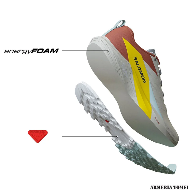 SALOMON - UOMO - SENSE RIDE 5 Black / Fiery Red / Black - immagine 8