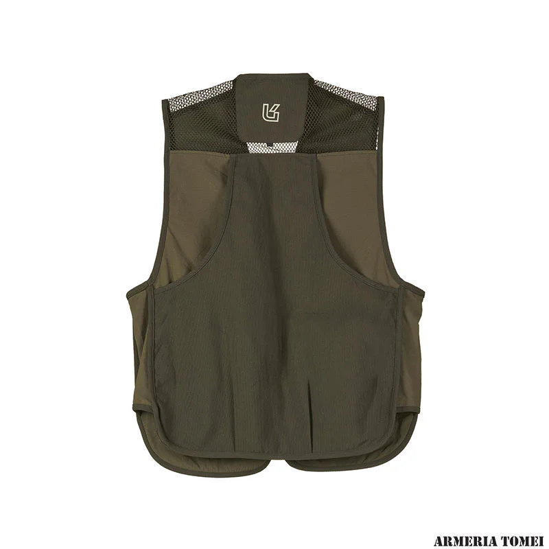 GILET - UOMO - UNIVERS - CACCIA RETE ELASTICIZZATO VERDE - immagine 3