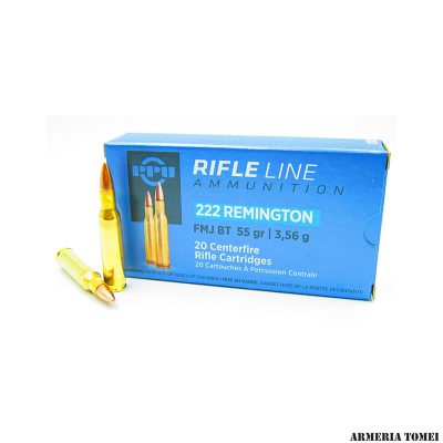 PPU PARTIZAN - 222 REMINGTON FMJ BT 55gr | 3,56g